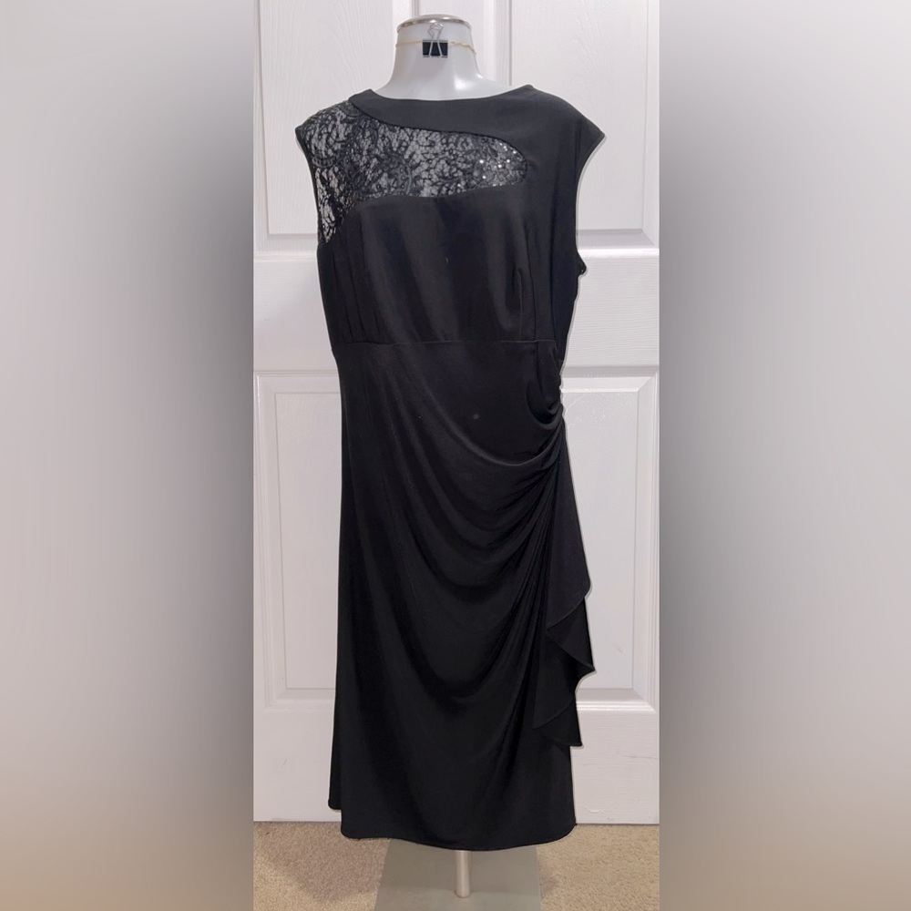 Black cocktail dress